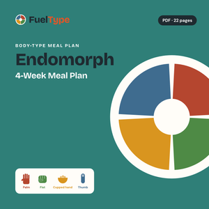 Endomorph 4-Week Meal Plan: Veg-First Hand Portions & UK Shopping Lists